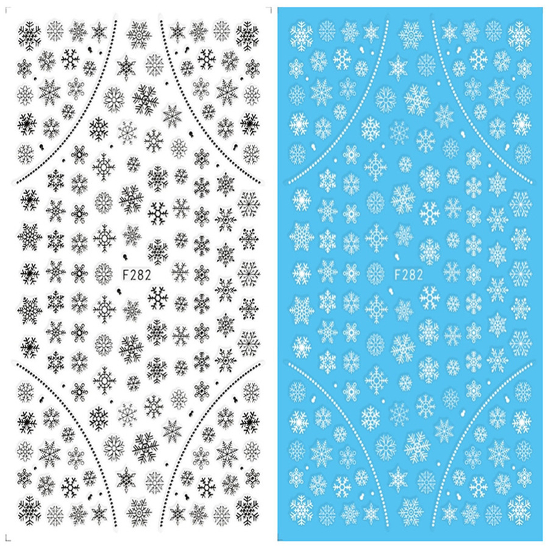 F282 DIY Design 3D Self Adhesive Christmas Nail Art Sticker