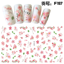 F197 DIY Design 3D Self Adhesive Flower Nail Art Sticker