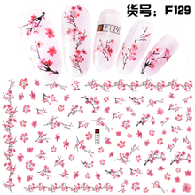 F129 DIY Design 3D Self Adhesive Flower Nail Art Sticker