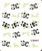 Flower Cartoon Nail Water Sticker(small)