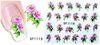XF1115-1120 Flower Water Nail Sticker