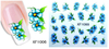 XF1001-1006 Flower Water Nail Sticker