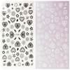 F340 DIY Design 3D Self Adhesive Heart Nail Art Sticker