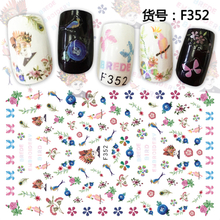 F352 DIY Design 3D Self Adhesive Flower Nail Art Sticker