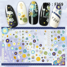 F369 DIY Design 3D Self Adhesive Flower Nail Art Sticker