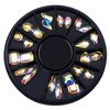 DIY AB Nail Rhinestone in Wheel
