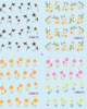 Flower Water Nail Sticker