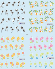 Flower Water Nail Sticker