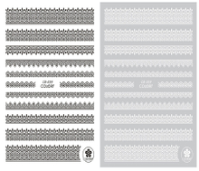 CB-039 3D Lace Nail Art Sticker