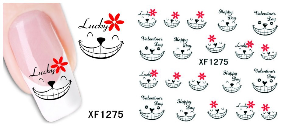XF1271-1276 Water Nail Sticker