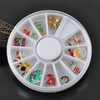 Christmas Alloy Nail Decoration in Wheel