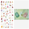 MT028-031 3D Teddy Series Nail Art Sticker