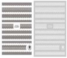 CB-057 3D Lace Nail Art Sticker