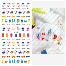 MT052 3D Sunnyday Nail Art Sticker