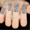 XF1498-1503 Leopard Print Water Nail Sticker