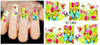 XF1378-1383 Butterfly Flower Water Nail Sticker