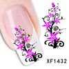XF1432-1437 Flower Water Nail Sticker