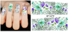 XF1474-1479 Leopard Water Nail Sticker