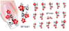XF1438-1443 Flower And Animal Water Nail Sticker