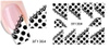 XF1301-1306 Lace Water Nail Sticker