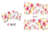BN007-012 Flower Water Nail Sticker