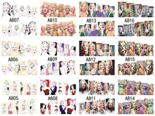A805-816 Beautiful Lady Water Nail Sticker