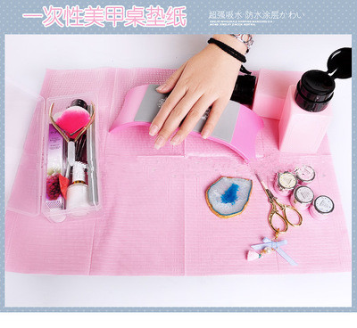 125pcs/bag Disposable Waterproof Mat Tatoo Manicure Pad