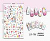 CA-144 3D Alice in Wonderland Nail Sticker