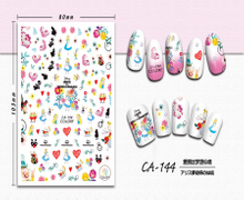 CA-144 3D Alice in Wonderland Nail Sticker