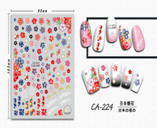 CA-224 3D Cherry Blossoms Nail Sticker