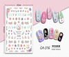 CA-316 3D Flower Unicorn Nail Sticker