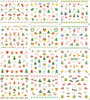 YB289-300 Christmas Water Nail Sticker (big)