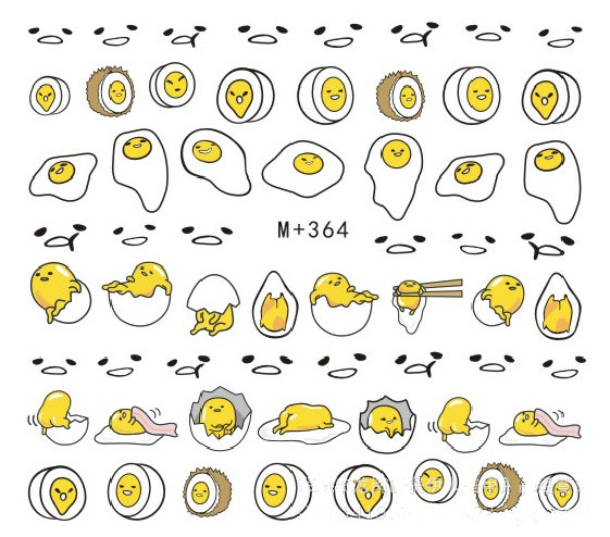M+362-369 Water Nail Sticker 