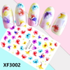 XF3002 3D Self Adhesive Flower Nail Art Sticker 