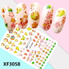 XF3058 3D Self Adhesive Plants And Animals Nail Sticker 