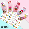 XF3052 3D Self Adhesive Donald Duck Nail Sticker 