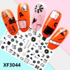 XF3044 3D Self Adhesive Flower Nail Sticker 
