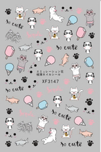 XF3147 3D Self Adhesive Cartoon Nail Sticker 