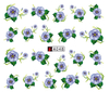 A043-048 Flower Water Nail Sticker