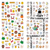 LY187-188 Thin 3D Cartoon Nail Sticker