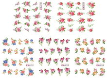 Flower Water Nail Sticker Nail Decal