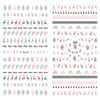 XH007-008 3D Deer Snowflake Christmas Nail Art Sticker