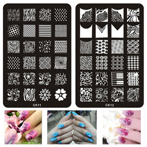 CK Series Metal Custom Nail Art Stamp Plate