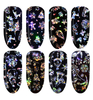 Nail Art Christmas Snowflake Design Transfer Foil set