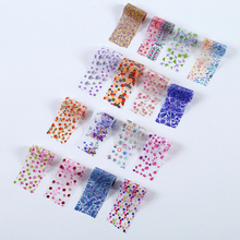 Nail Beautiful Flower Transfer Foil Sticker Set
