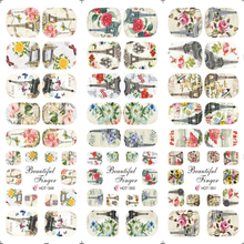 HOT349-351 Eifel Tower Water Nail Sticker