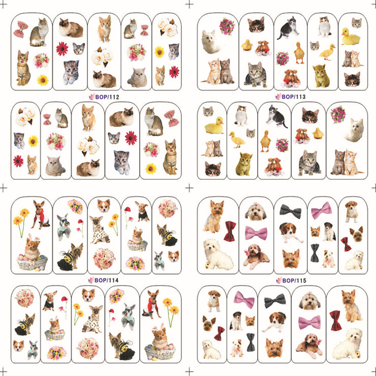 Water Nail Sticker(Single Or 4 in 1)