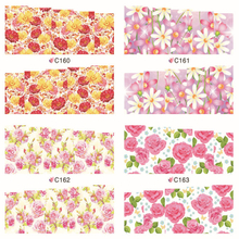 C160-163 Flower Water Nail Sticker
