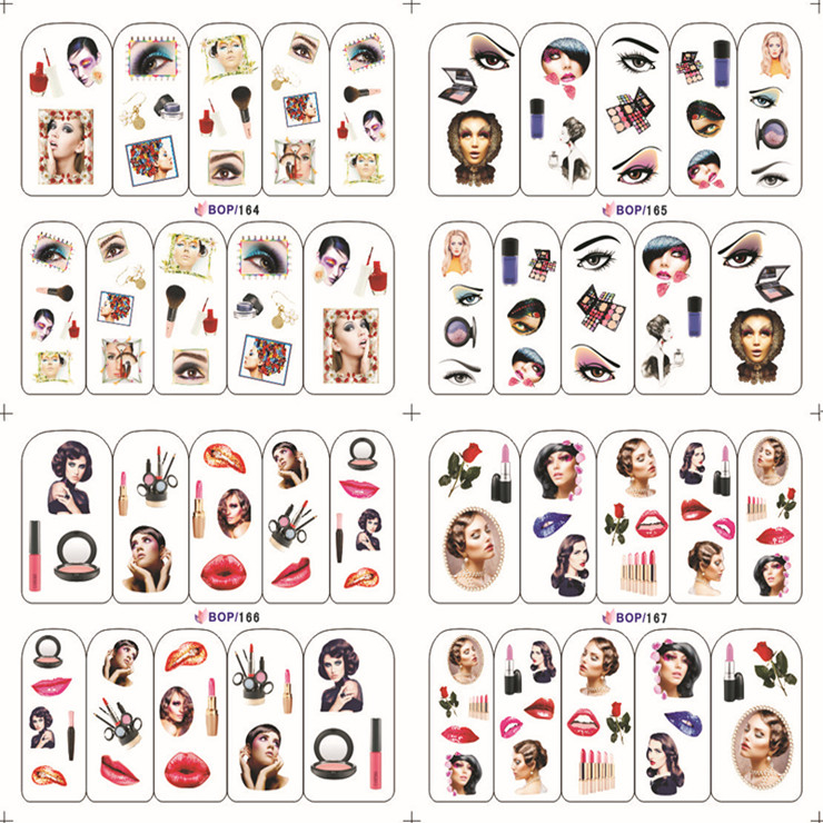 Water Nail Sticker(Single Or 4 in 1)