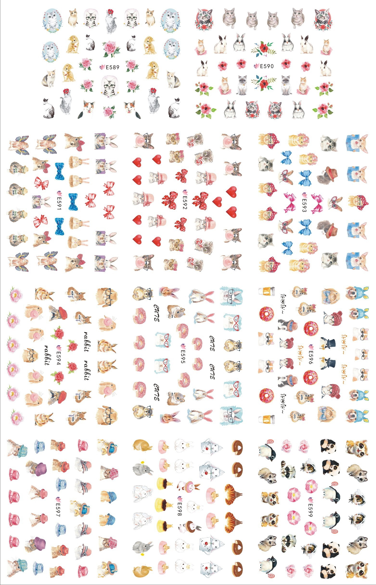 E589-599可爱动物